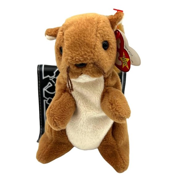 Ty Toys Rare Ty Beanie Baby Nuts The Squirrel Mint Condition 996 W